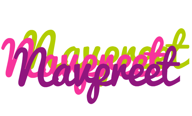 Navpreet flowers logo