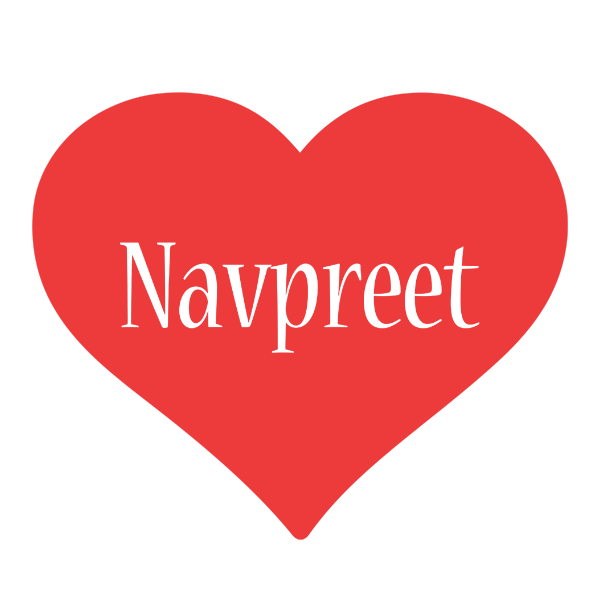 Navpreet love logo