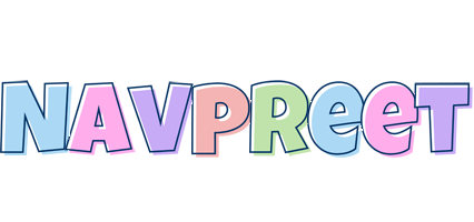 Navpreet pastel logo