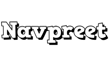 Navpreet snowing logo