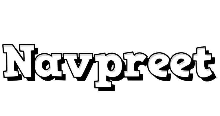 Navpreet snowing logo