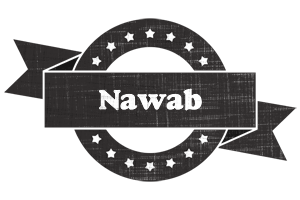 Nawab grunge logo
