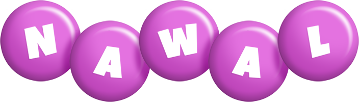Nawal candy-purple logo