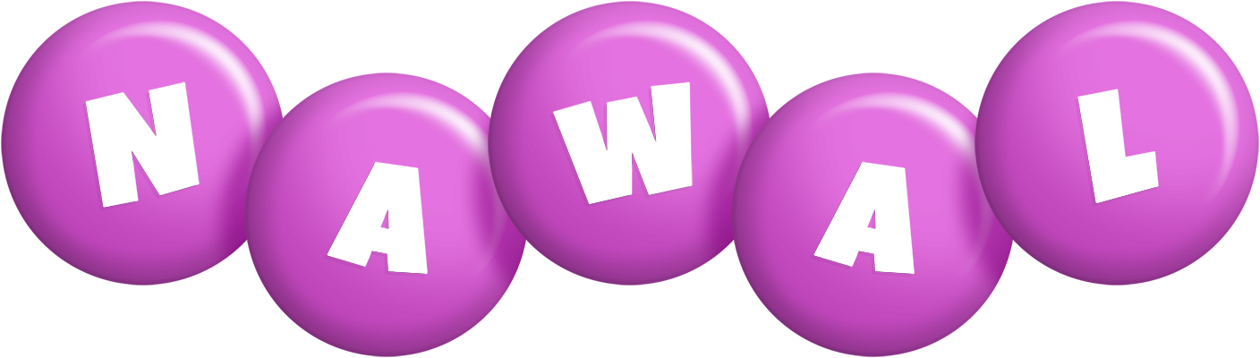Nawal candy-purple logo