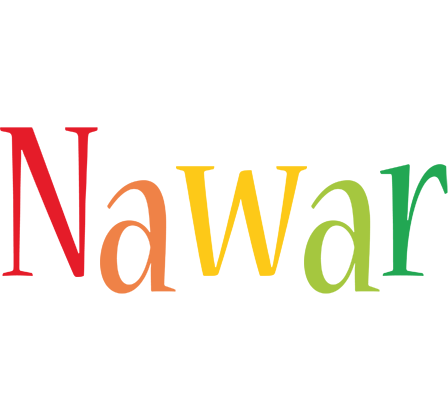 Nawar birthday logo