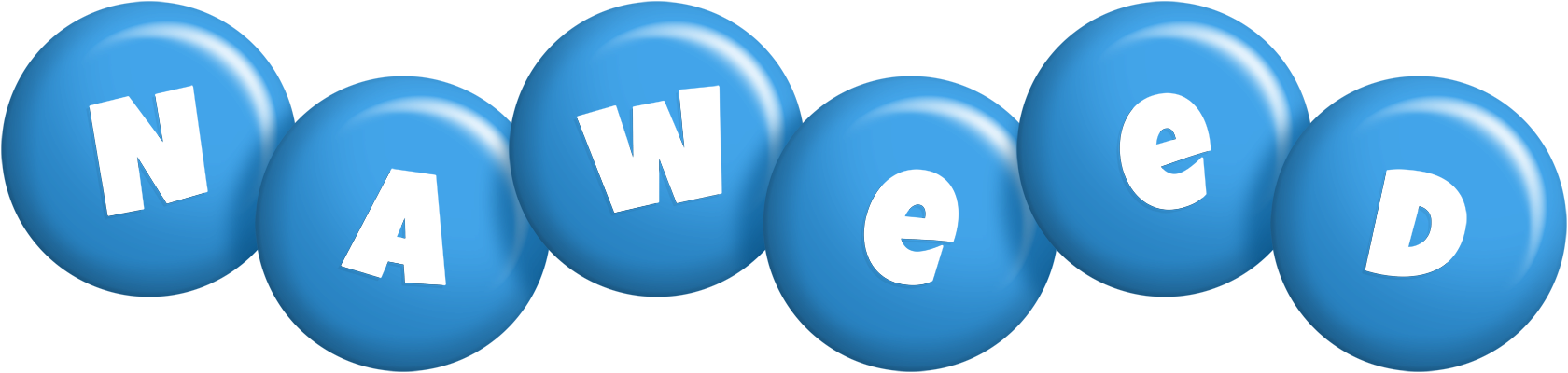 Naweed candy-blue logo