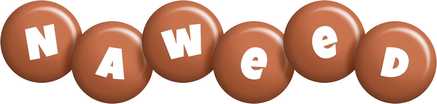 Naweed candy-brown logo