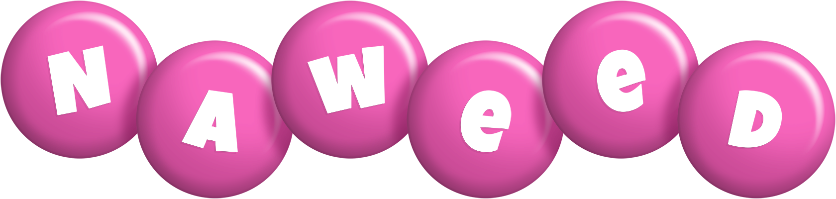 Naweed candy-pink logo