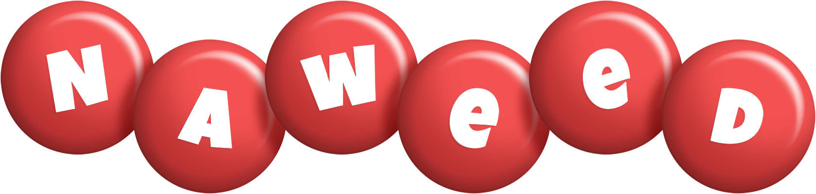 Naweed candy-red logo