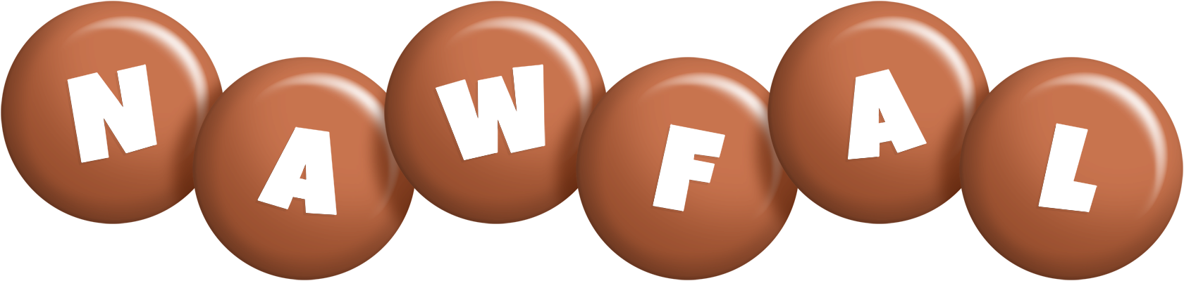 Nawfal candy-brown logo