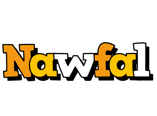 Nawfal cartoon logo