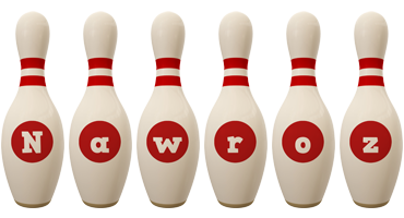 Nawroz bowling-pin logo