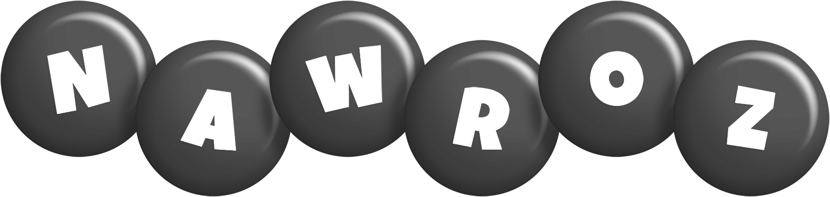 Nawroz candy-black logo