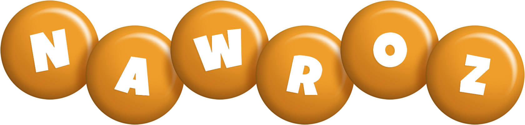 Nawroz candy-orange logo
