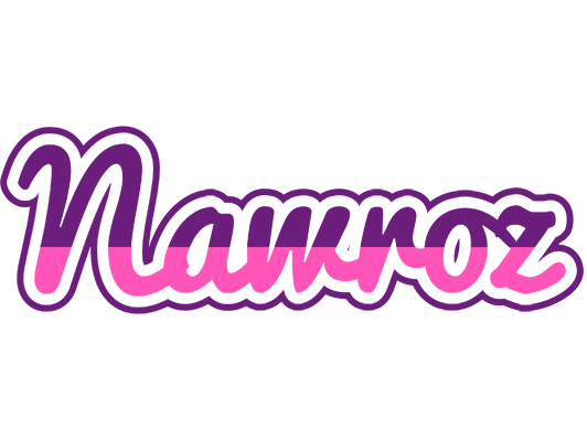 Nawroz cheerful logo