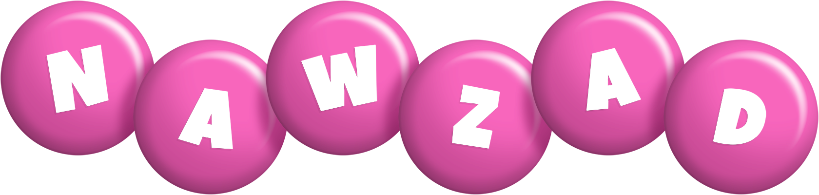 Nawzad candy-pink logo