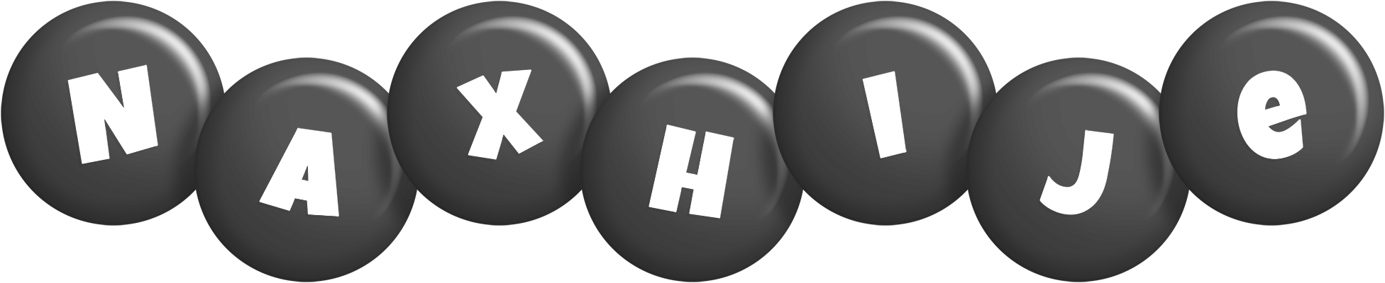 Naxhije candy-black logo