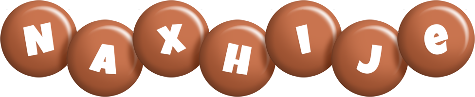 Naxhije candy-brown logo