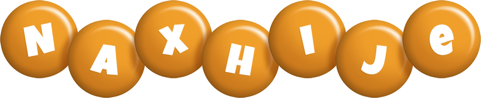 Naxhije candy-orange logo