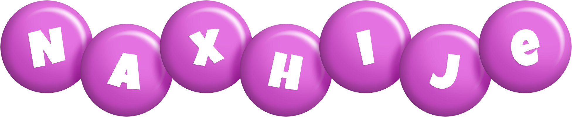 Naxhije candy-purple logo