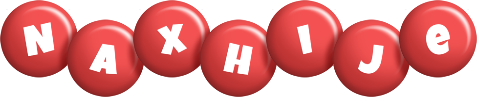 Naxhije candy-red logo