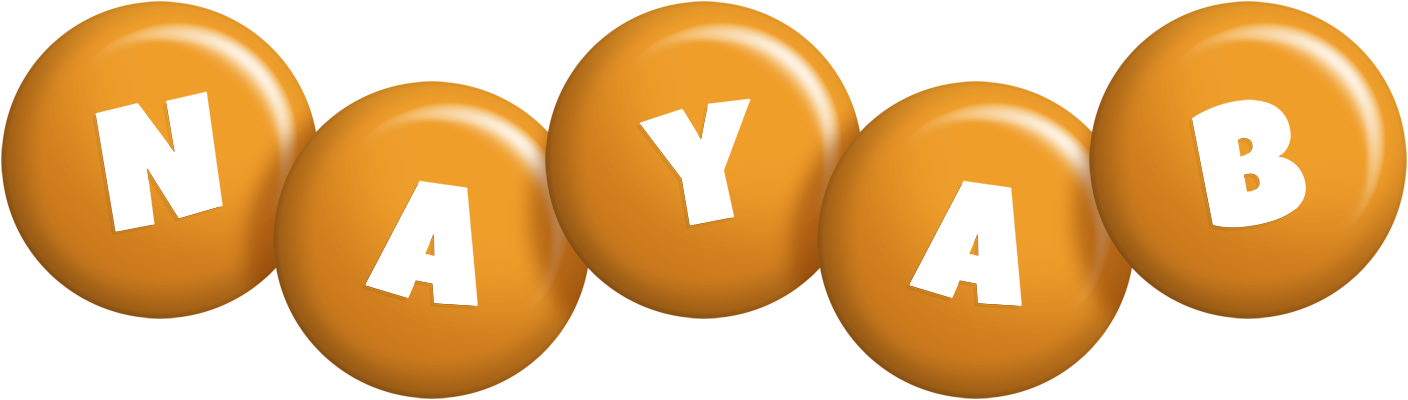 Nayab candy-orange logo