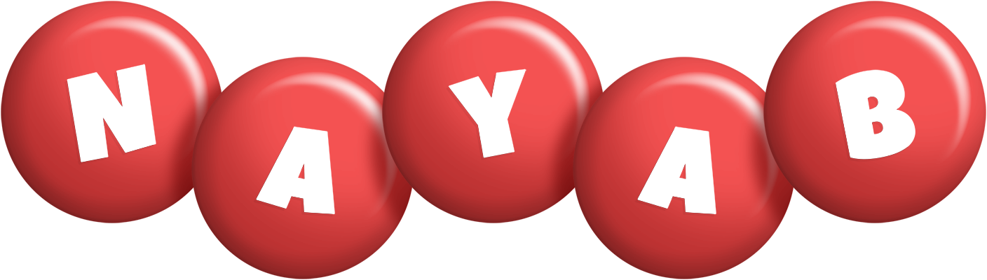Nayab candy-red logo