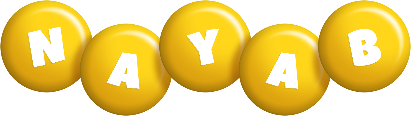 Nayab candy-yellow logo