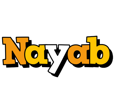 Nayab cartoon logo