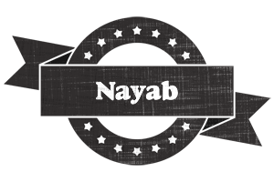 Nayab grunge logo