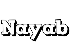 Nayab snowing logo