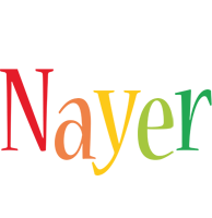 Nayer birthday logo