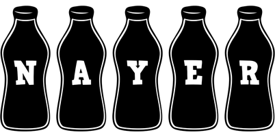 Nayer bottle logo