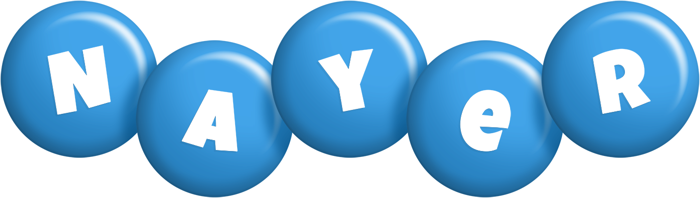 Nayer candy-blue logo