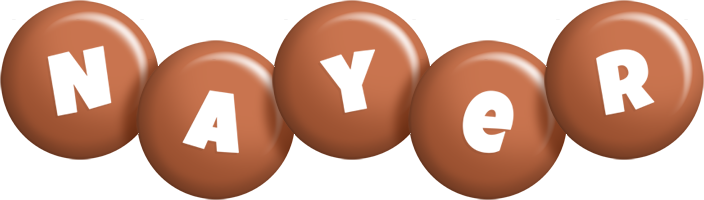 Nayer candy-brown logo