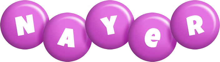 Nayer candy-purple logo