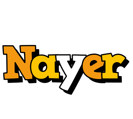 Nayer cartoon logo