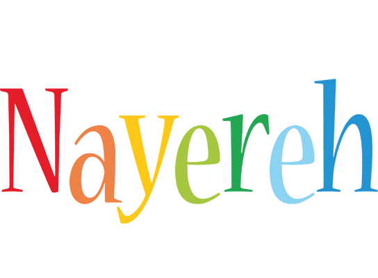 Nayereh birthday logo