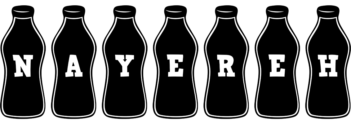 Nayereh bottle logo