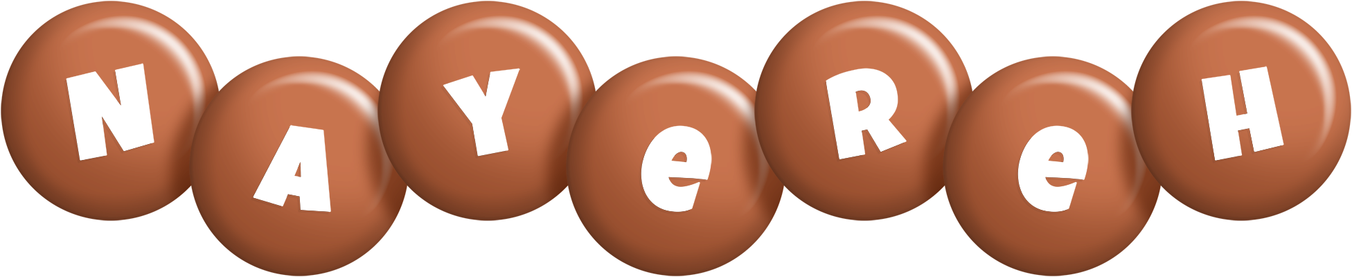 Nayereh candy-brown logo