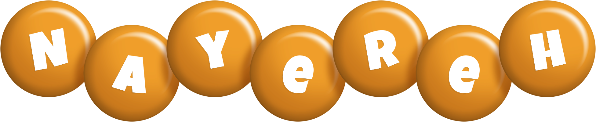Nayereh candy-orange logo
