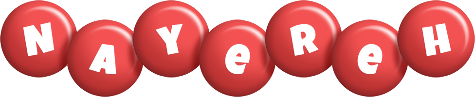 Nayereh candy-red logo