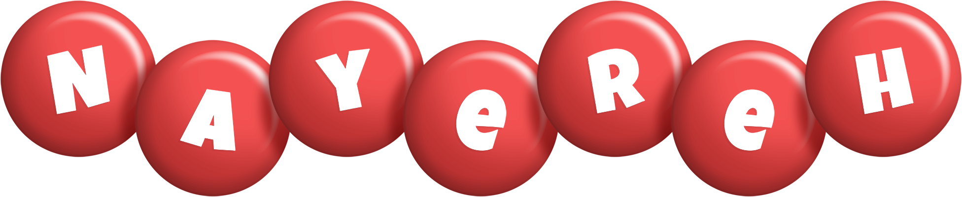 Nayereh candy-red logo