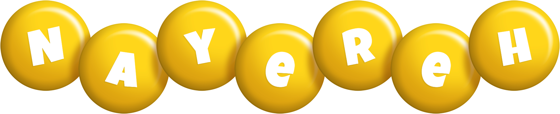 Nayereh candy-yellow logo