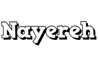 Nayereh snowing logo