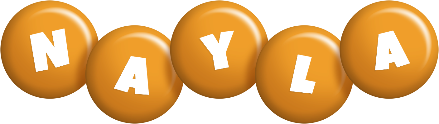 Nayla candy-orange logo