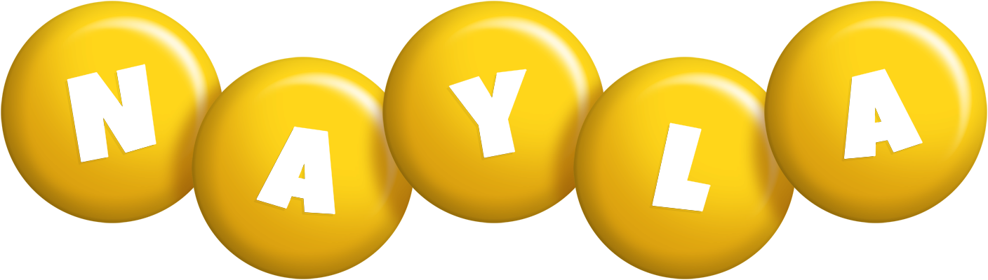Nayla candy-yellow logo