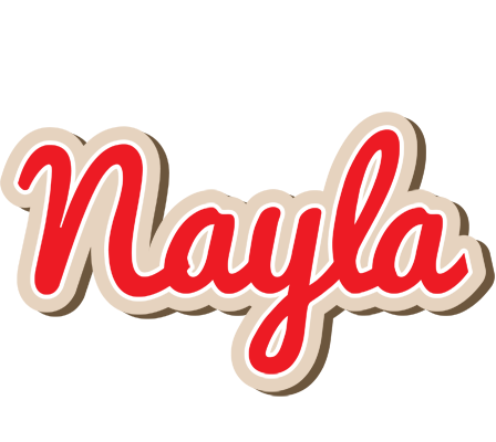 Nayla chocolate logo
