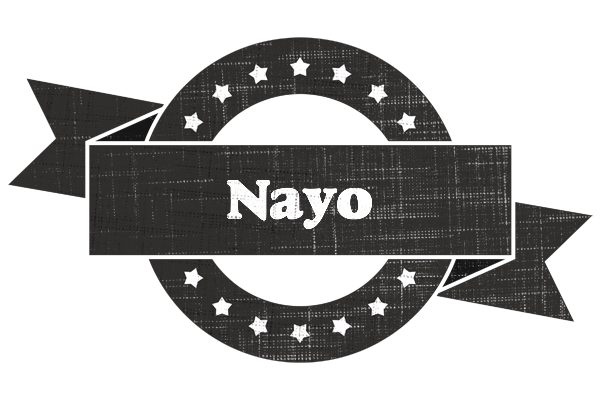 Nayo grunge logo