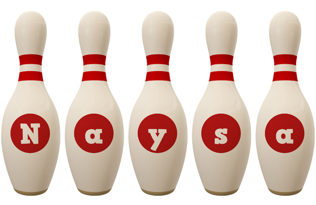 Naysa bowling-pin logo